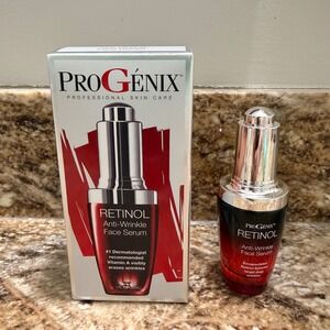 ProGenix Retinol Anti-Wrinkle Face Serum NIB (1 fl oz) Vitamin A Skincare NEW